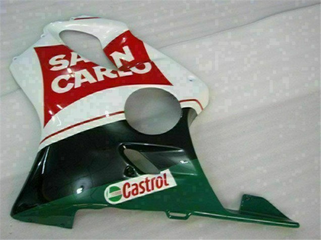 2001-2003 Rot Weiß Schwarz San Carlo Honda CBR600 F4i Motorrad Verkleidung 2001-2003 Rot Weiß Schwarz San Carlo Honda CBR600 F4i Motorrad Verkleidung