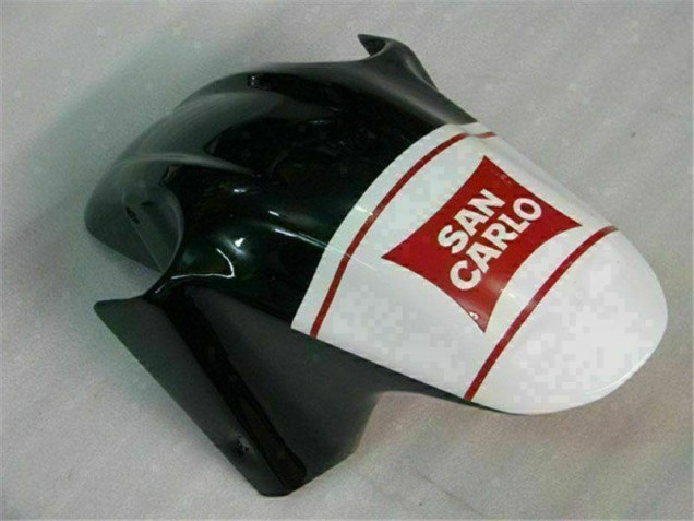 2001-2003 Rot Weiß Schwarz San Carlo Honda CBR600 F4i Motorrad Verkleidung 2001-2003 Rot Weiß Schwarz San Carlo Honda CBR600 F4i Motorrad Verkleidung