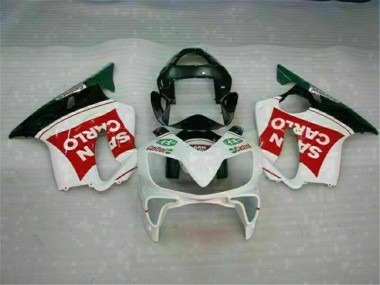 2001-2003 Rot Weiß Schwarz San Carlo Honda CBR600 F4i Motorrad Verkleidung