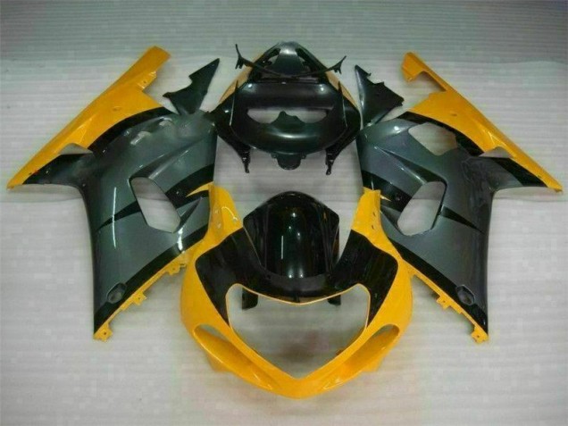 2001-2003 Schwarz Gelb Suzuki GSXR 600/750 Motorrad Verkleidung 2001-2003 Schwarz Gelb Suzuki GSXR 600/750 Motorrad Verkleidung
