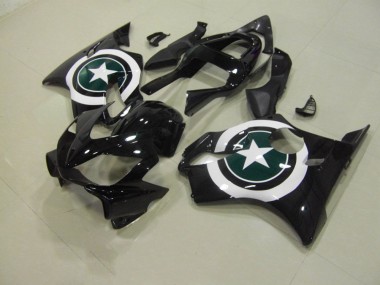 2001-2003 Schwarz Honda CBR600 F4i Motorrad Verkleidungen