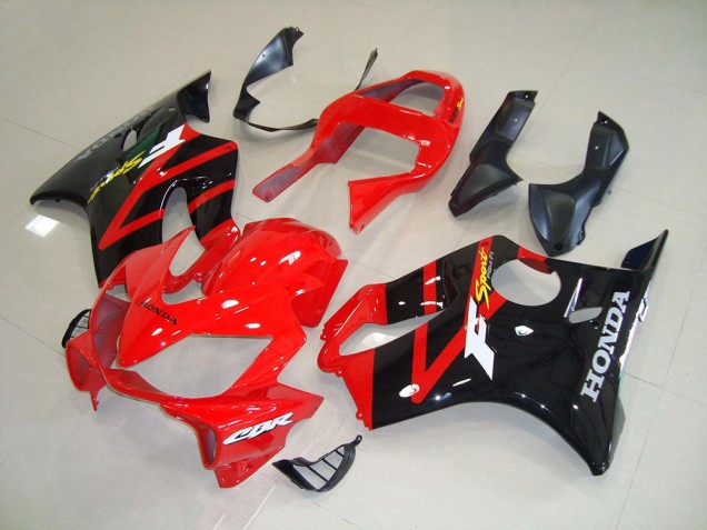 2001-2003 Schwarz Rot Honda CBR600 F4i Motorrad Verkleidung 2001-2003 Schwarz Rot Honda CBR600 F4i Motorrad Verkleidung