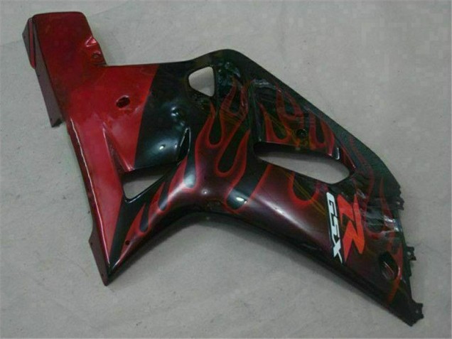 2001-2003 Schwarz Rot Suzuki GSXR 600/750 Motorrad Verkleidung 2001-2003 Schwarz Rot Suzuki GSXR 600/750 Motorrad Verkleidung