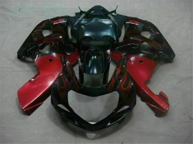 2001-2003 Schwarz Rot Suzuki GSXR 600/750 Motorrad Verkleidung