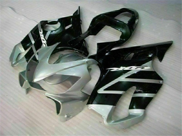 2001-2003 Schwarz Silber Honda CBR600 F4i Motorrad Verkleidung 2001-2003 Schwarz Silber Honda CBR600 F4i Motorrad Verkleidung
