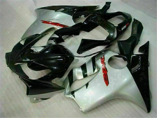 2001-2003 Schwarz Silber Honda CBR600 F4i Motorrad Verkleidungen 2001-2003 Schwarz Silber Honda CBR600 F4i Motorrad Verkleidungen
