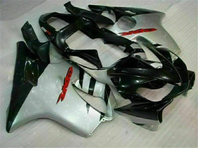 2001-2003 Schwarz Silber Honda CBR600 F4i Motorrad Verkleidungen 2001-2003 Schwarz Silber Honda CBR600 F4i Motorrad Verkleidungen