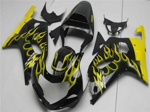 2001-2003 Schwarz Suzuki GSXR 600/750 Motorrad Verkleidung Komplett Sets 2001-2003 Schwarz Suzuki GSXR 600/750 Motorrad Verkleidung Komplett Sets
