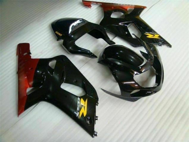 2001-2003 Schwarz Suzuki GSXR 600/750 Motorrad Verkleidung & Plastik 2001-2003 Schwarz Suzuki GSXR 600/750 Motorrad Verkleidung & Plastik