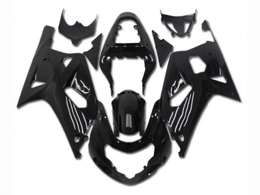 2001-2003 Schwarz Suzuki GSXR 600/750 Motorrad Vollverkleidung & Plastik