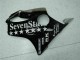 2001-2003 Schwarz weißes SevenStarss Honda CBR600 F4i Motorrad Verkleidung 2001-2003 Schwarz weißes SevenStarss Honda CBR600 F4i Motorrad Verkleidung