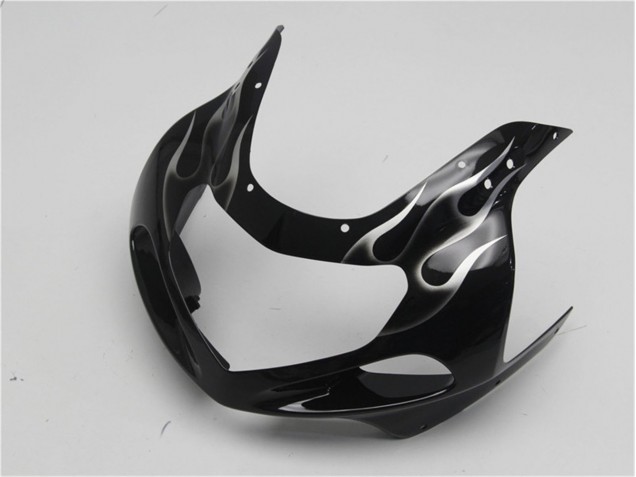 2001-2003 Schwarze weiße Flamme Suzuki GSXR 600/750 Motorrad Verkleidung 2001-2003 Schwarze weiße Flamme Suzuki GSXR 600/750 Motorrad Verkleidung