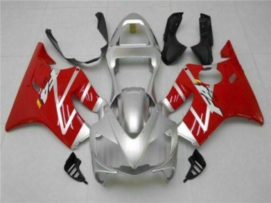 2001-2003 Silber Rot Honda CBR600 F4i Motorrad Verkleidung