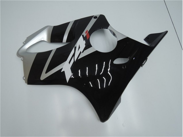 2001-2003 Silber Schwarz Honda CBR600 F4i Motorrad Verkleidung
