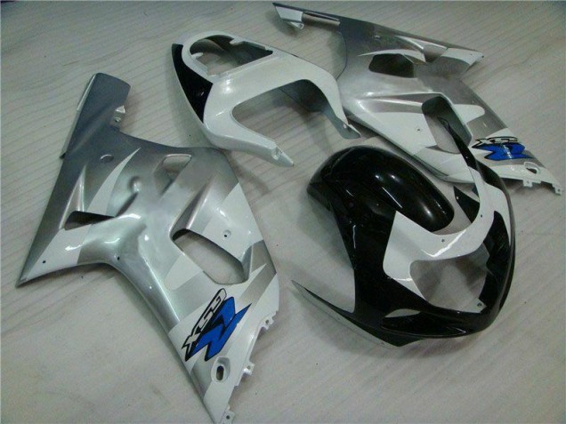 2001-2003 Silber Schwarz Suzuki GSXR 600/750 Motorrad Verkleidungen 2001-2003 Silber Schwarz Suzuki GSXR 600/750 Motorrad Verkleidungen