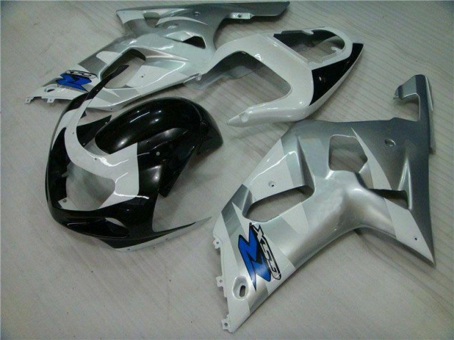 2001-2003 Silber Schwarz Suzuki GSXR 600/750 Motorrad Verkleidungen 2001-2003 Silber Schwarz Suzuki GSXR 600/750 Motorrad Verkleidungen