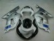 2001-2003 Silber Schwarz Suzuki GSXR 600/750 Motorrad Verkleidungen 2001-2003 Silber Schwarz Suzuki GSXR 600/750 Motorrad Verkleidungen