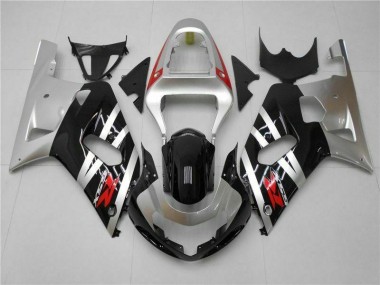 2001-2003 Silber Suzuki GSXR 600/750 Motorrad Verkleidung