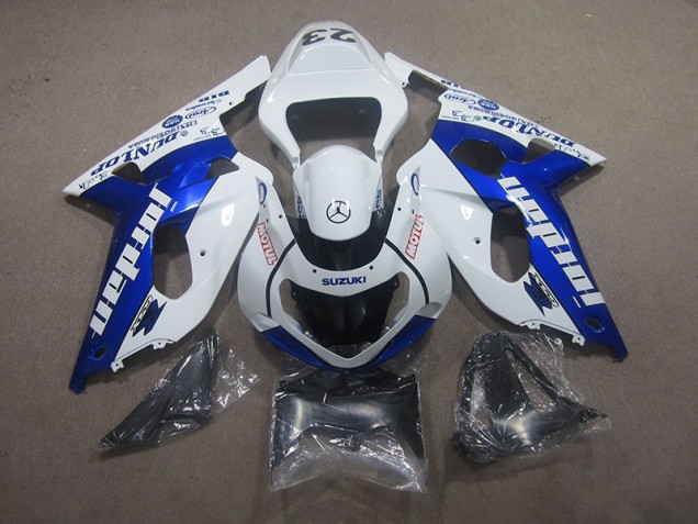 2001-2003 Weiß Blau Motul Suzuki GSXR 750 Motorrad Verkleidung 2001-2003 Weiß Blau Motul Suzuki GSXR 750 Motorrad Verkleidung