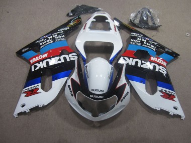 2001-2003 Weiß Blau Rot Motul Suzuki GSXR 750 Motorrad Verkleidung