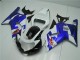 2001-2003 Weiß Blau Suzuki GSXR 600/750 Motorrad Verkleidung 2001-2003 Weiß Blau Suzuki GSXR 600/750 Motorrad Verkleidung