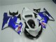 2001-2003 Weiß Blau Suzuki GSXR 600/750 Motorrad Verkleidung 2001-2003 Weiß Blau Suzuki GSXR 600/750 Motorrad Verkleidung