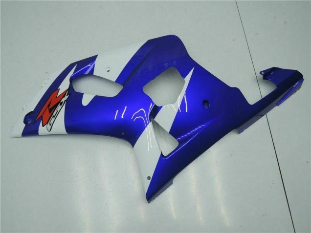 2001-2003 Weiß Blau Suzuki GSXR 600/750 Motorrad Verkleidung 2001-2003 Weiß Blau Suzuki GSXR 600/750 Motorrad Verkleidung