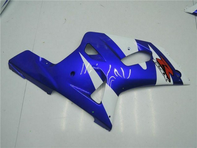 2001-2003 Weiß Blau Suzuki GSXR 600/750 Motorrad Verkleidung 2001-2003 Weiß Blau Suzuki GSXR 600/750 Motorrad Verkleidung