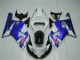 2001-2003 Weiß Blau Suzuki GSXR 600/750 Motorrad Verkleidung 2001-2003 Weiß Blau Suzuki GSXR 600/750 Motorrad Verkleidung