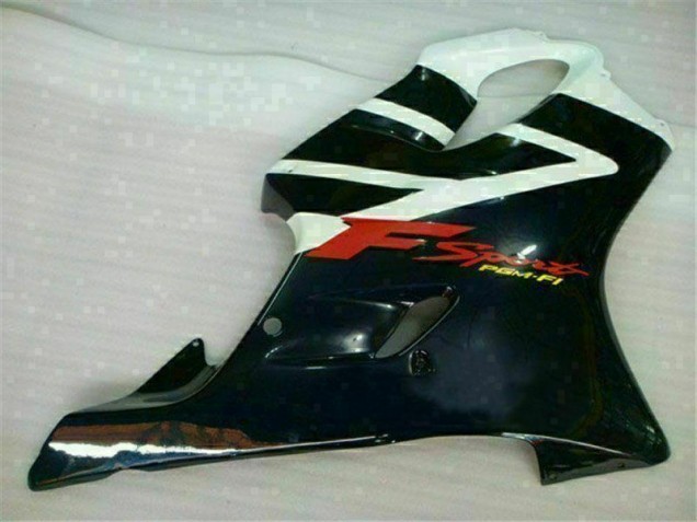 2001-2003 Weiß Schwarz Honda CBR600 F4i Motorrad Verkleidungen