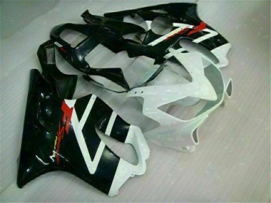 2001-2003 Weiß Schwarz Honda CBR600 F4i Motorrad Verkleidungen