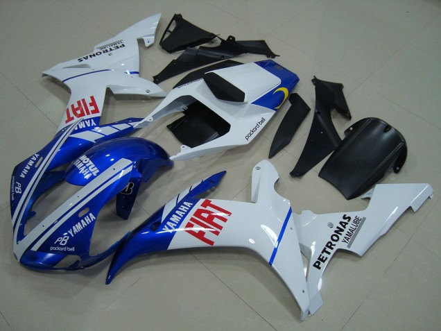 2002-2003 Blau Weiß Yamaha YZF R1 Motorrad Verkleidung & Plastik 2002-2003 Blau Weiß Yamaha YZF R1 Motorrad Verkleidung & Plastik