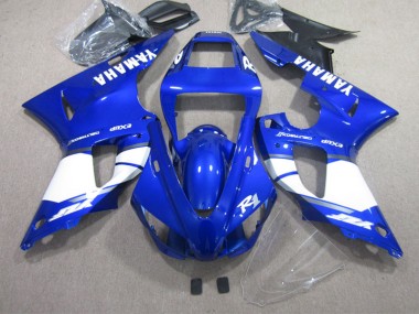 2002-2003 Blau Weiß Yamaha YZF R1 Motorrad Verkleidungen
