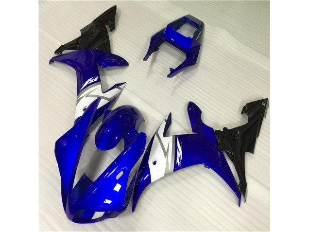 2002-2003 Blau Weiß Yamaha YZF R1 Motorrad Vollverkleidung 2002-2003 Blau Weiß Yamaha YZF R1 Motorrad Vollverkleidung