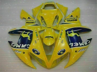 2002-2003 Gelb Yamaha YZF R1 Motorrad Verkleidung