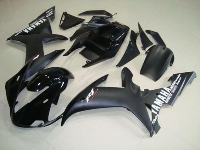 2002-2003 Matt Schwarzweiß Yamaha YZF R1 Motorrad Verkleidung 2002-2003 Matt Schwarzweiß Yamaha YZF R1 Motorrad Verkleidung