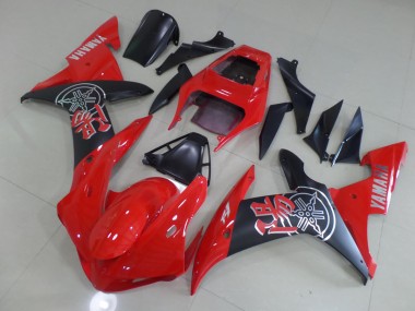 2002-2003 Mattrot Yamaha YZF R1 Motorrad Verkleidung