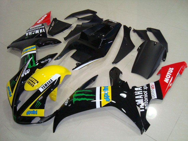 2002-2003 Monster Drink Grafik Yamaha YZF R1 Motorrad Verkleidung 2002-2003 Monster Drink Grafik Yamaha YZF R1 Motorrad Verkleidung