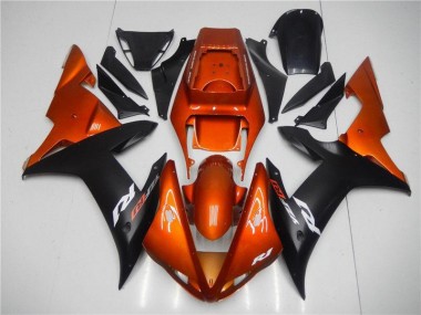 2002-2003 Orange Schwarz Yamaha YZF R1 Motorrad Verkleidung