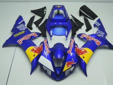 2002-2003 Rot Bull Yamaha YZF R1 Motorrad Verkleidung