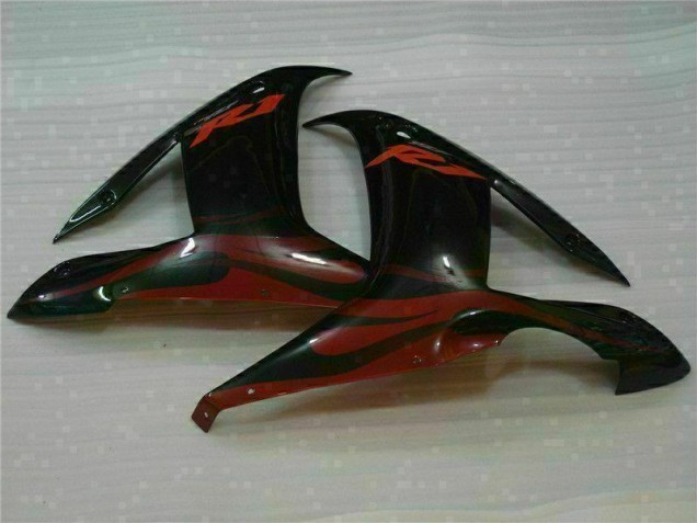 2002-2003 Schwarz Yamaha YZF R1 Motor Verkleidungen