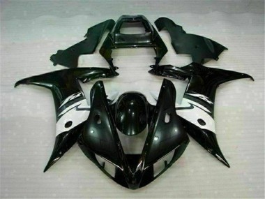 2002-2003 Schwarz Yamaha YZF R1 Motorrad Vollverkleidung