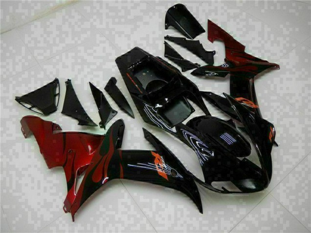2002-2003 Schwarz Yamaha YZF R1 Verkleidung 2002-2003 Schwarz Yamaha YZF R1 Verkleidung