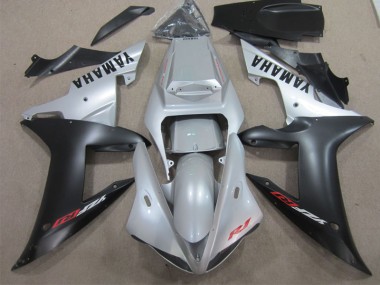 2002-2003 Silber Schwarz Yamaha YZF R1 Motorrad Vollverkleidung