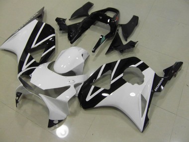 2002-2003 Weiß Schwarz Honda CBR900RR 954 Motorrad Verkleidungen