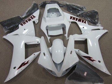 2002-2003 Weiß Schwarz Yamaha YZF R1 Motorrad Verkleidung