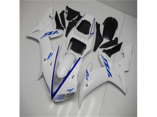 2002-2003 Weiß Yamaha YZF R1 Motorrad Verkleidung Komplett Sets 2002-2003 Weiß Yamaha YZF R1 Motorrad Verkleidung Komplett Sets