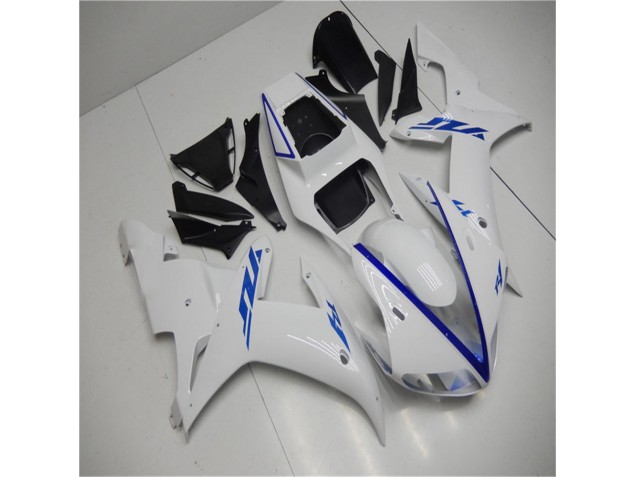 2002-2003 Weiß Yamaha YZF R1 Motorrad Verkleidung Komplett Sets 2002-2003 Weiß Yamaha YZF R1 Motorrad Verkleidung Komplett Sets