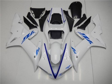 2002-2003 Weiß Yamaha YZF R1 Motorrad Verkleidung Komplett Sets