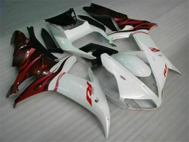 2002-2003 Weiß Yamaha YZF R1 Motorrad Vollverkleidung